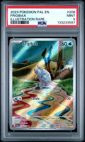 2023 Pokemon Pal En-Paldea Evolved #208 Frigibax Illustration Rare PSA 9
