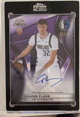 Topps Chrome Black Copper Flag Auto /75