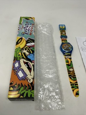 Vintage 1998 The Rugrats Movie Chuckie Watch Burger King NIB Needs Battery E