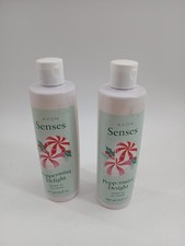  Lot Of 2 Avon Senses Peppermint Delight Shower Gel Discontinued NOS Sealed