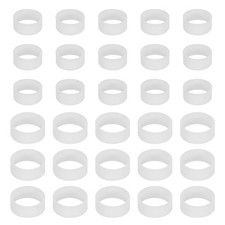 200 Pcs Silicone Rubber Bands, 8/10 mm Small Rubber Bands, White