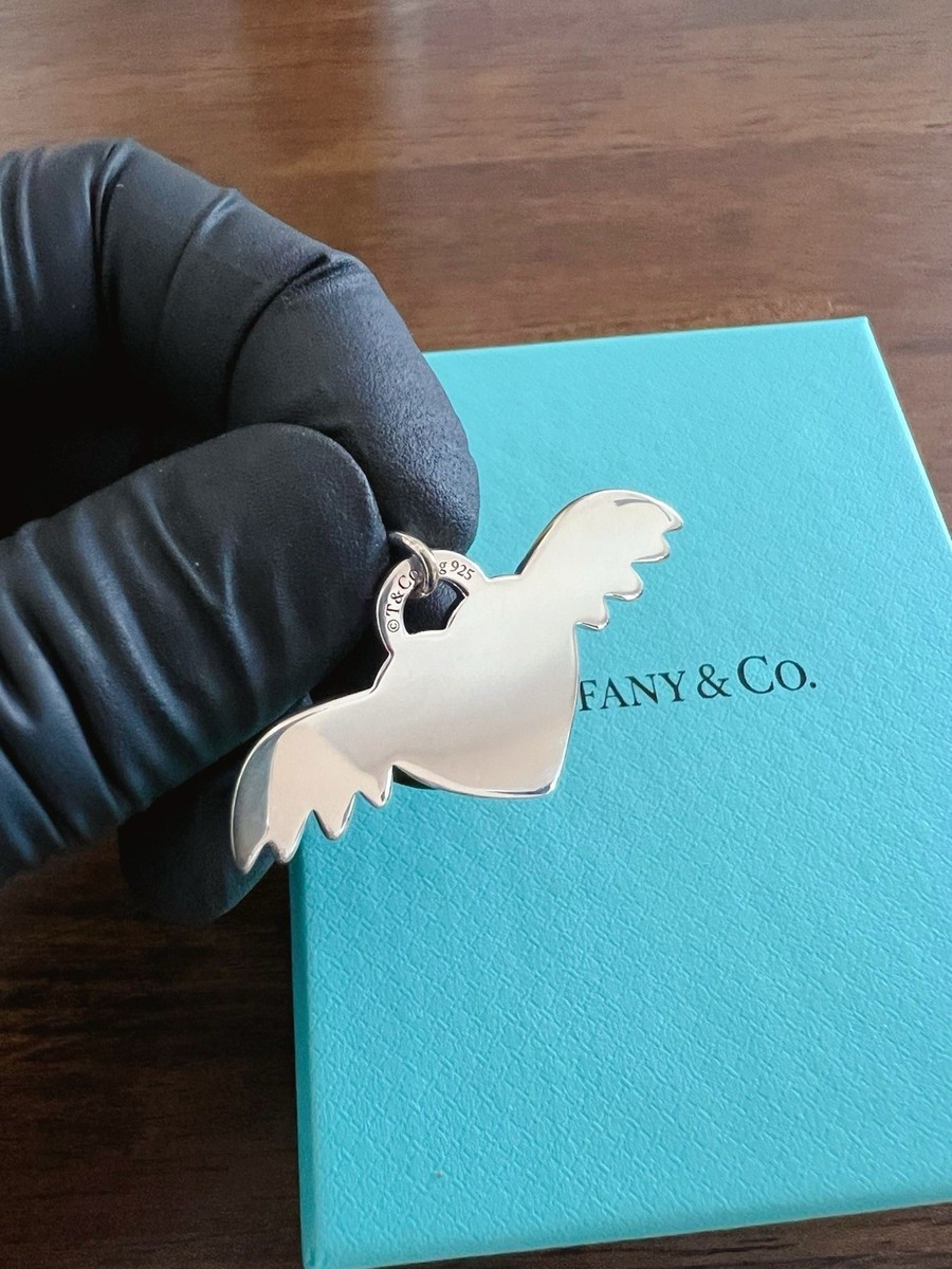 Tiffany & Co. Return To Tiffany Angel Heart Tag Charm AUTHENTIC
