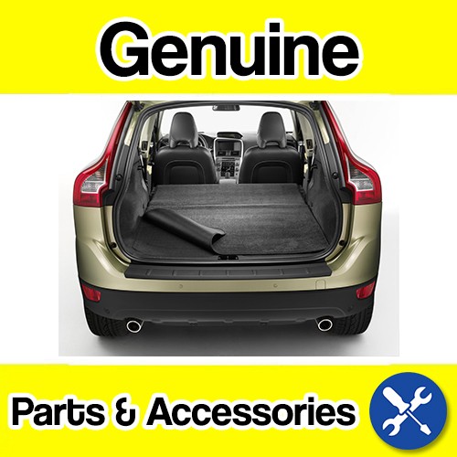 Genuine Volvo XC60 (-17) Textile Reversible Cargo Mat (Colour: Off Black)