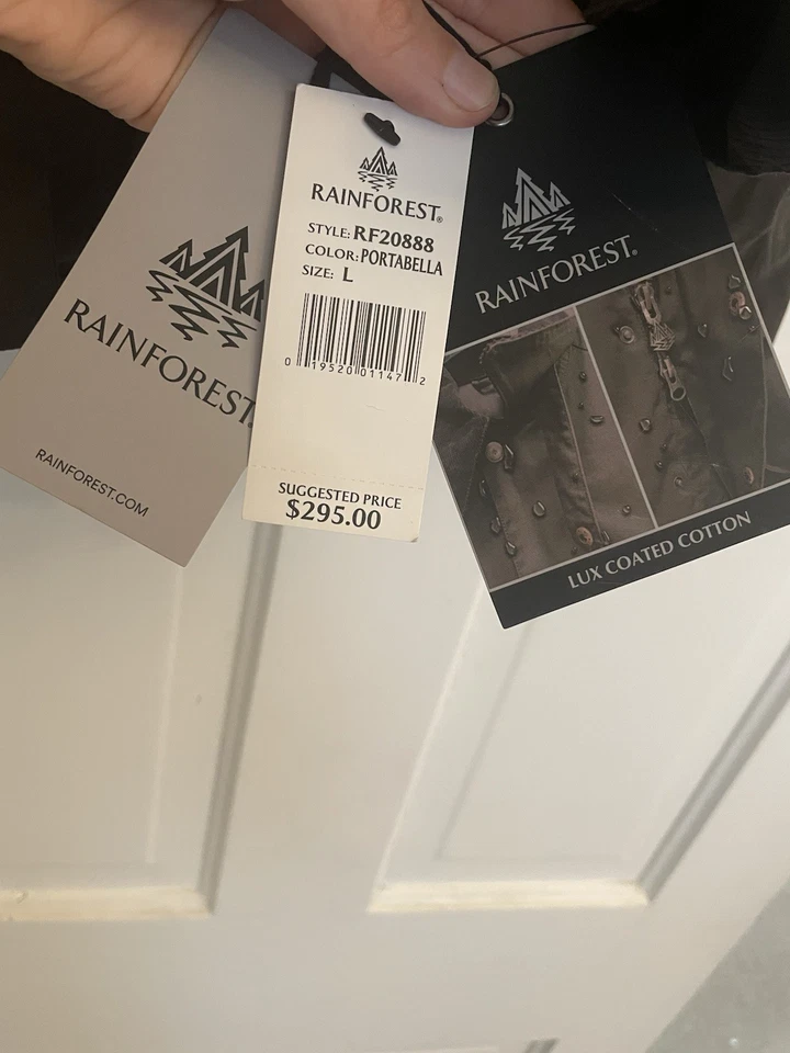 Mens RAINFOREST Specialty Lux Jacket, Barn Coat, New With Tags - Image 4 of 4