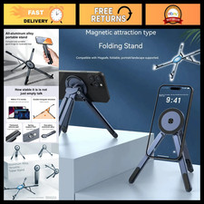 3-in-1 Magnetic Foldable Selfie Stick Tripod, MagSafe-Compatible Phone Holder fo