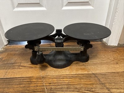 Antique Detecto Cast Iron Balance Scale No. 2 Made In New York  10 Lbs Capacity