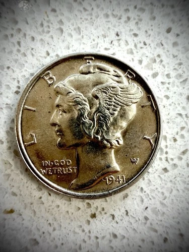 MERCURY SILVER DIME MS