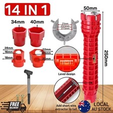 14 in 1 Faucet Wrench Tool Kit, Sink Installer Plumbing Repair Hand Tools