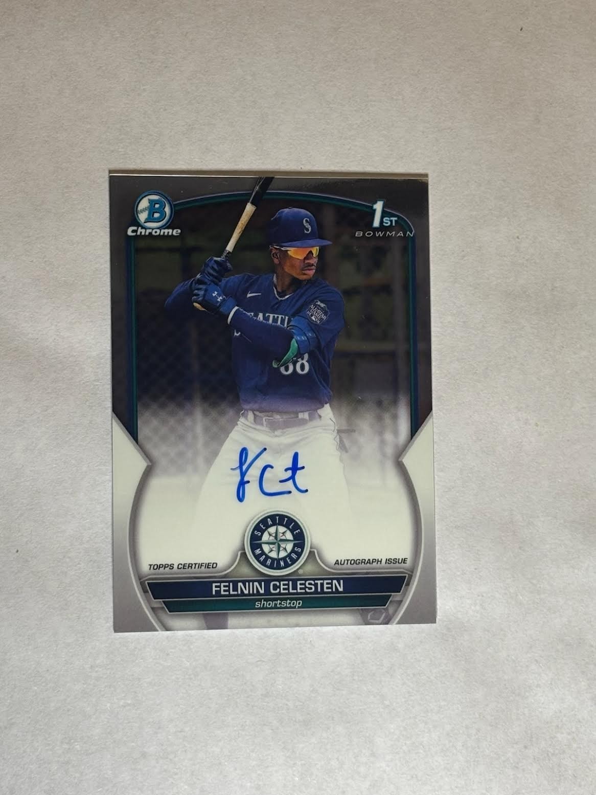 2023 Bowman Chrome Felnin Celesten auto #CPA-FC