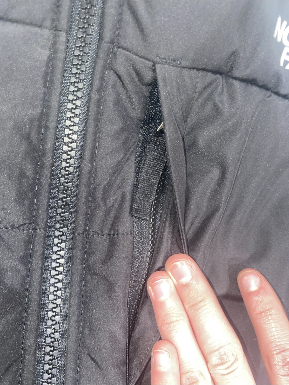 NorthFace puffer reversible (READ DESCRIPTION) - image 4