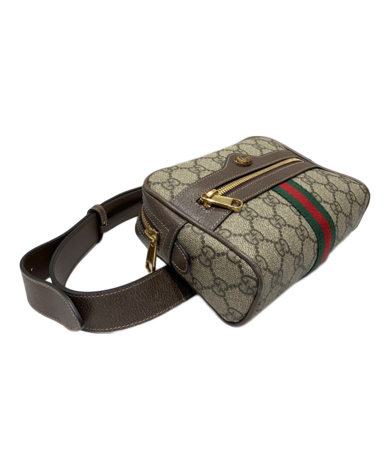 GUCCI Off-Di Small Waist Bag Brown GG Canvas Italy Model 517076 SN2587 thumbnail 12