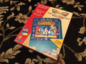 Sonic the Hedgehog's Gameworld (Sega Pico, 1996) Complete Box & Manual Tested