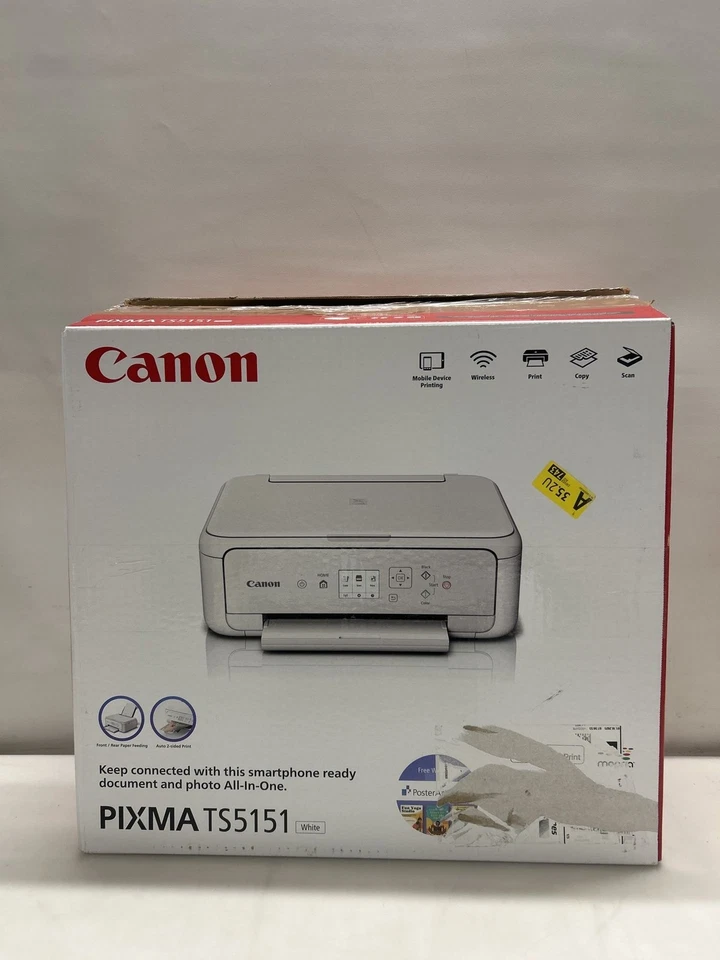 Canon 2228C026 Pixma Ts5151 Wh E - Immagine 3 di 4