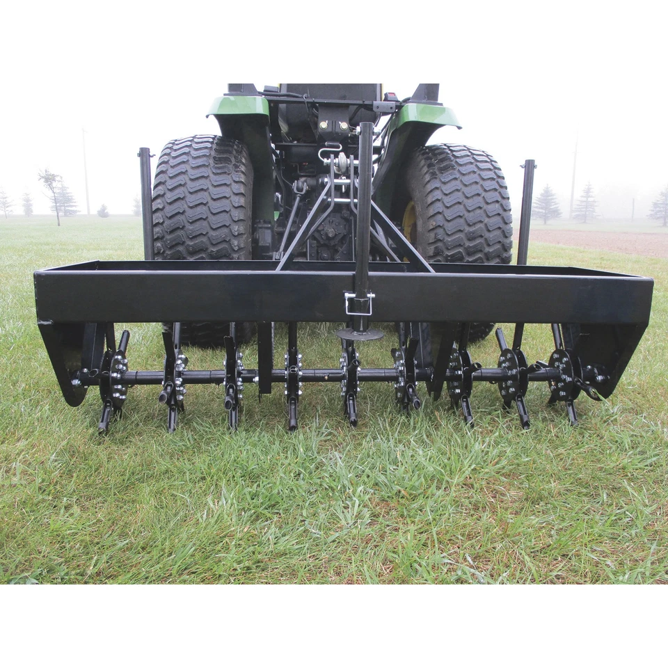 Yard Tuff 3-Pt. Plug Aerator, 48in.W, 54 Coring Plugs, Model# YTF-48PA3PT - Image 2 of 4
