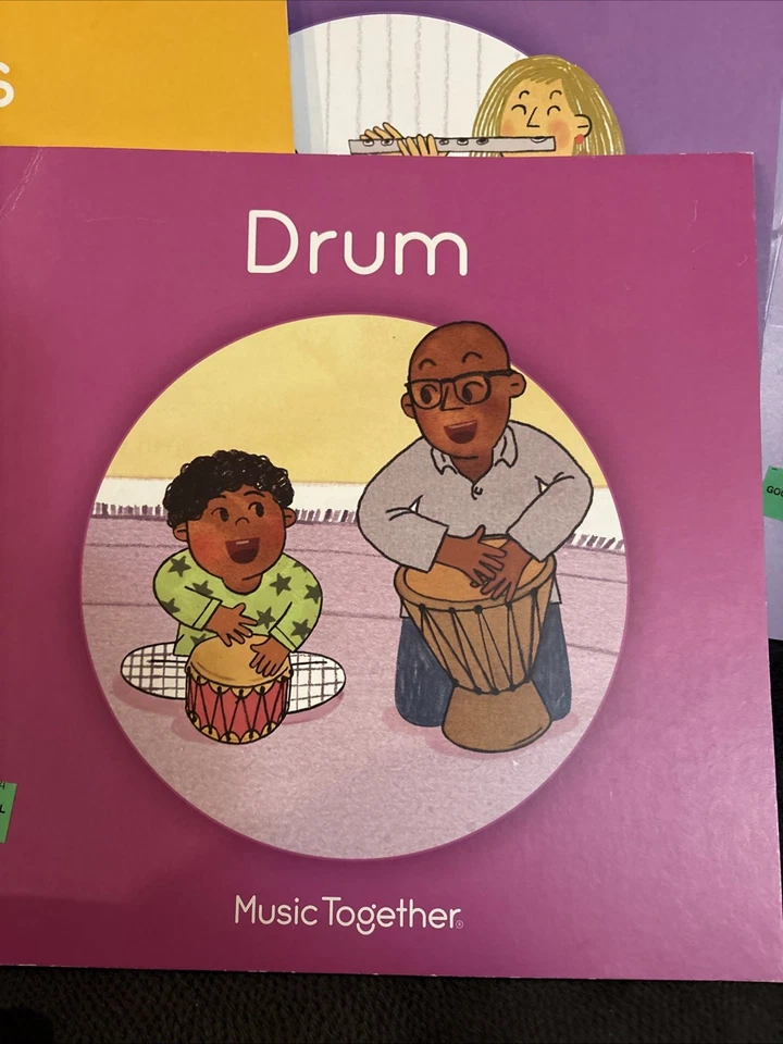 Lot Of 9 Music Together Books: Drum, Triangle, Harmonica, Tambourine, Etc - Image 4 of 4