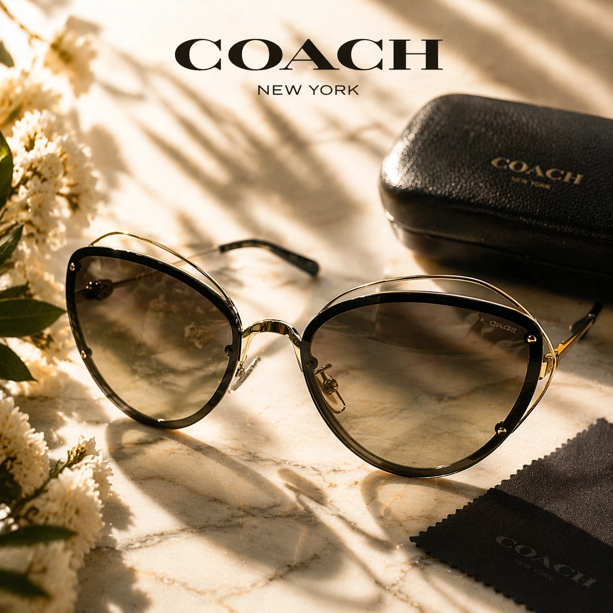 Aviator Gold Plastic Frame Sunglasses for Women for sale | eBay
