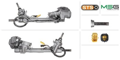 Lenkgetriebe elektrisch EPS Peugeot 3008 5008 Citroen C4 Picasso 1610870080