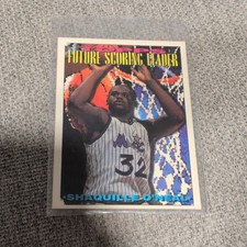 Topps Shaquille O'Neal Future Scoring Leader #386 Orlando Magic 1993-94 Insert