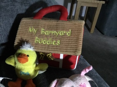 My Barnyard Buddies Haus und Plushes alle funktionierenden Geräusche selten
