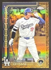 2025 Topps Gilded Shohei Ohtani Chrome Gold Refractor #/99 Dodgers