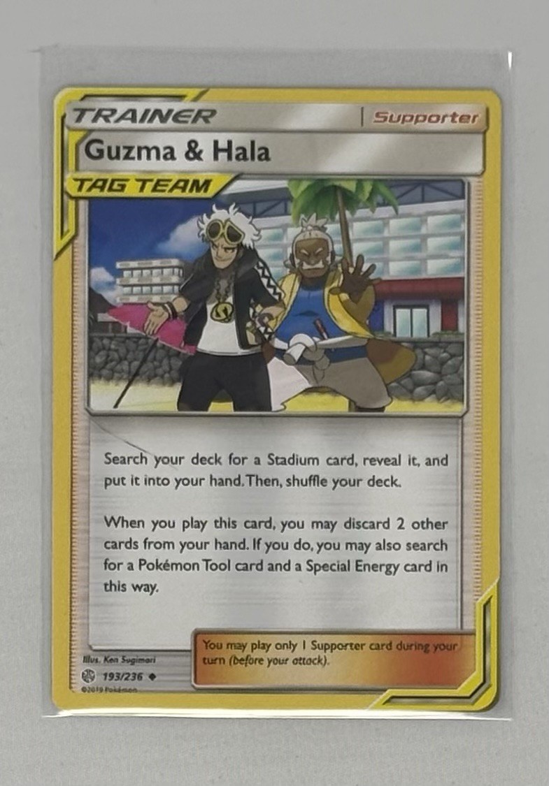 Guzma & Hala 193/236 Sm-Cosmic Eclipse NM