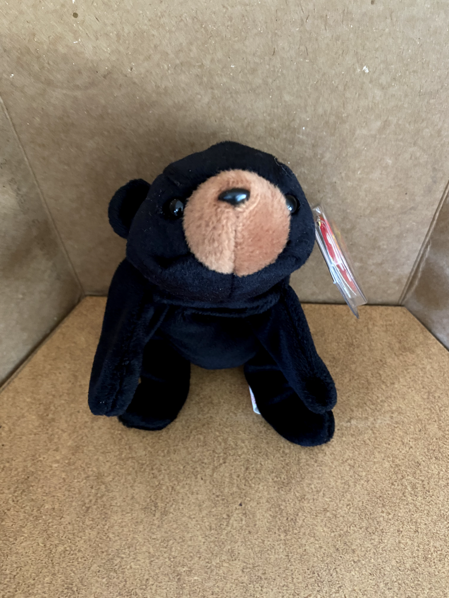 Ty Beanie Baby Blackie the Bear Retired RARE Mint 1993