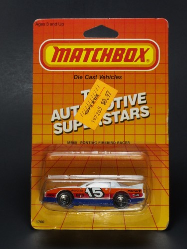 MATCHBOX Pontiac Firebird Racer #15 Red / White MACAO 1986 Sealed MB60 - Picture 2 of 10