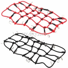 Elastic Luggage Net W/Hook Fits 1/10th SCX10 D90 TRX4 RC Truck Roof Rack Crawler