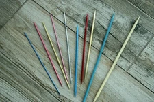 VINTAGE METAL 7 INCH DOUBLE POINT KNITTING NEEDLES - CHOICE OF SIZE