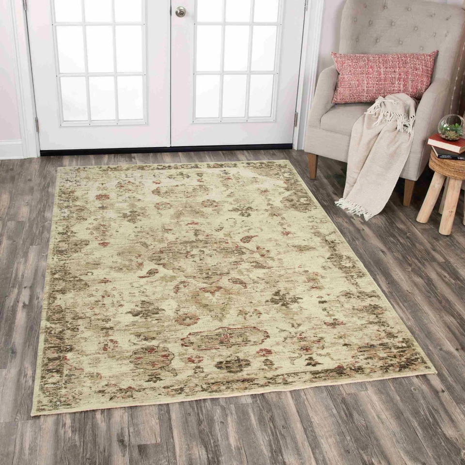 Rizzy Gossamer Area Rug, Style# GS084C, Size 3' x 5', Beige/Brown - Image 2 of 4