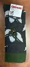 Loot Crate Gremlins Crew Socks Size 10-13 Bioworld NEW