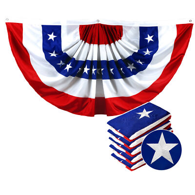 Fan Flag 2x4FT 5-Pack Embroidered Polyester By G128