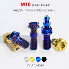 Titanium Brake Banjo Bolt Bleed Nipple Screw M10 for Brembo Frando Brake Caliper