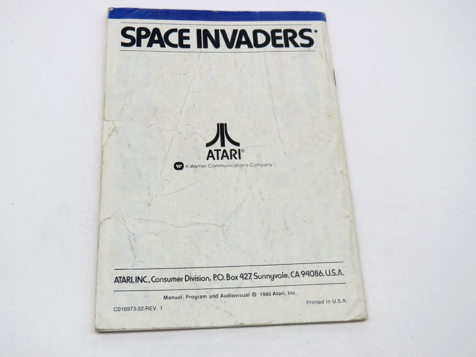 Space Invaders (Atari 2600, 1978) By Atari (Cartridge & Manual) NTSC - Image 4 of 4