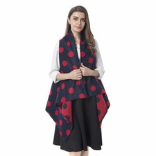 Navy and Red Reversible Kimono