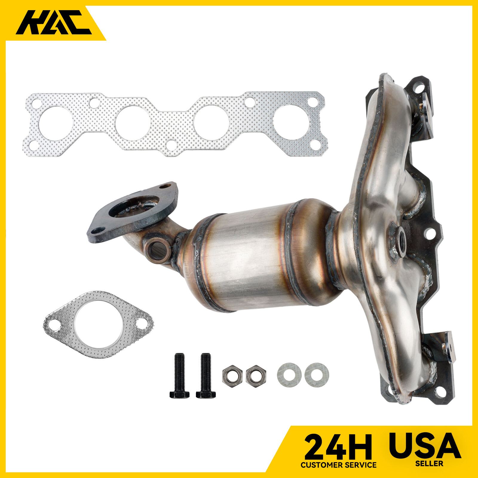 1pcs Catalytic Converter 641461 For 2009-2014 Hyundai Sonata & Kia ...