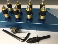 Tour Lock Pro 8pc-Counter Balance Wt.(BLUE-20g)Iron set/Wedge w/Tools/Manual