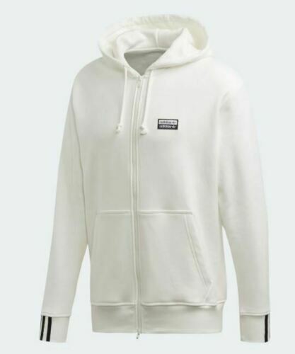 white adidas zip hoodie