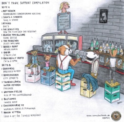 DON'T PANIC SUPPORT-16 BANDS FOR THE CLUB   CD NEU