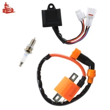Bear Tracker 250 YFM250B YFM250X CDI Ignition Coil Spark Plug 1999-20 For Yamaha