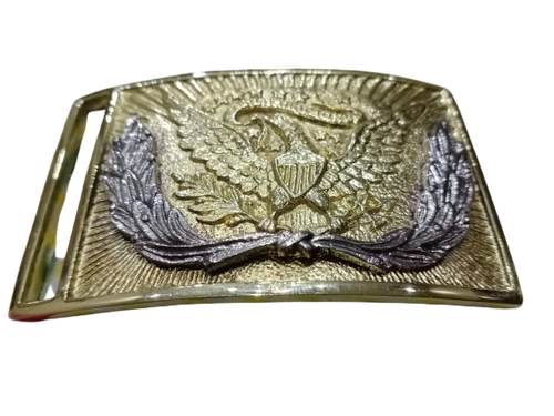 Western Bürgerkrieg Union Konföderierte Armee Uniform Adler Schnalle Antik Stil - Bild 3 von 3