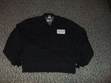 Workrite FR Jacket Mens 4XL BLACK Flame Resistant Workwear Full Zip Pockets NM