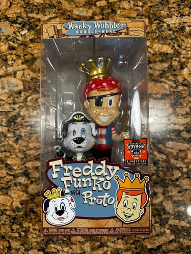 Pirate Freddy Funko with Proto Wacky Wobbler Bobble Funtastic Voyage SDCC 2024