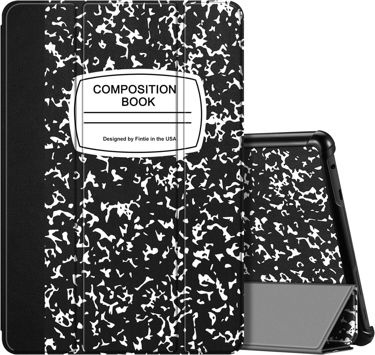 Custodia Sottile Fintie Per Amazon Fire HD 10 (13&ordf; Gen, 2023), Con Copertura In Pelle PU E Apertura/Riposo