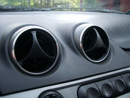 Fits Ford Cougar Mercury 98-02 Verchromter Lüftungsrahmen Für Aluminium Poliert - Picture 6 of 10
