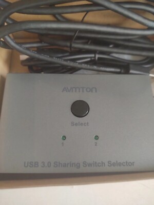 USB 3.0 Switch Selector 2 Computers Sharing 4 USB Devices 4 Port USB P...