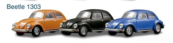 京商　1/64　フォルクスワーゲン Volkswagen Beetle 1303 1/64 Kyosho VW VOLKSWAGEN BEETLE 1303 YELLOW diecast car