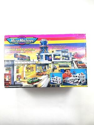 Micro Machines 1996 Super Auto World Hiways & Byways Playset By Galoob Toy
