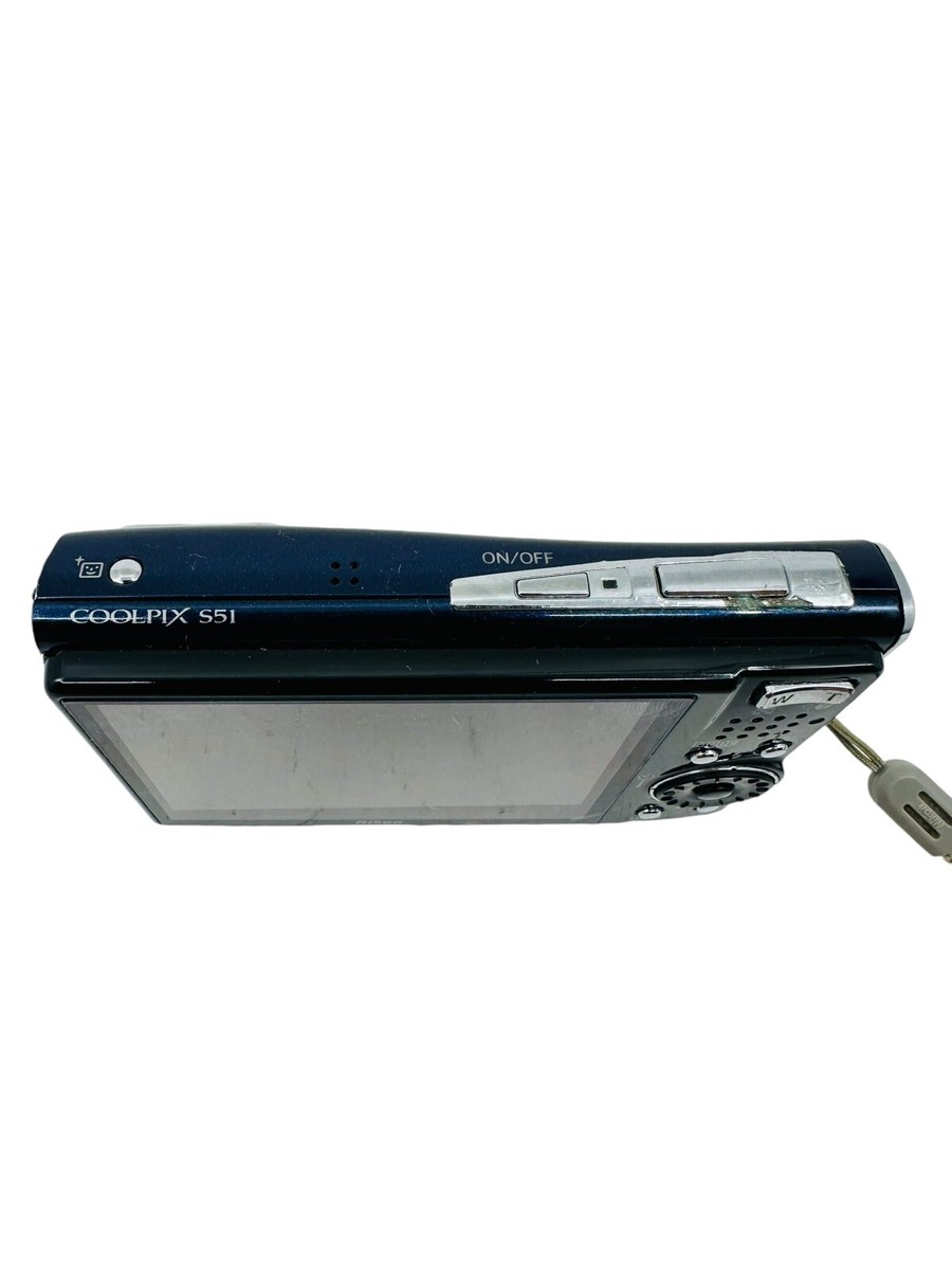 【R2137】 Nikon COOLPIX S51 ニコン クールピクス Nikon COOLPIX S51 8.1MP 3x Optical Zoom Vintage Digital