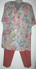 Apart XL / 16 short sleeve top and matching pants pant set
